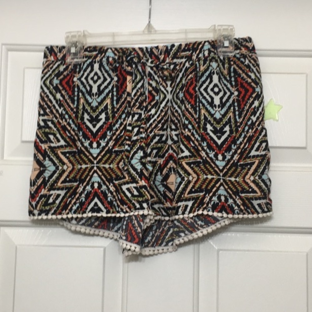 Colorful Aztec shorts